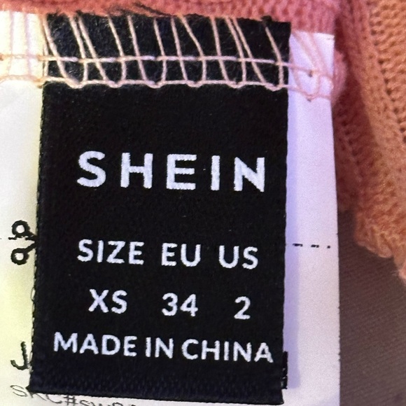 Pink Ribbed Asymmetrical Top - Picture 3 of 3